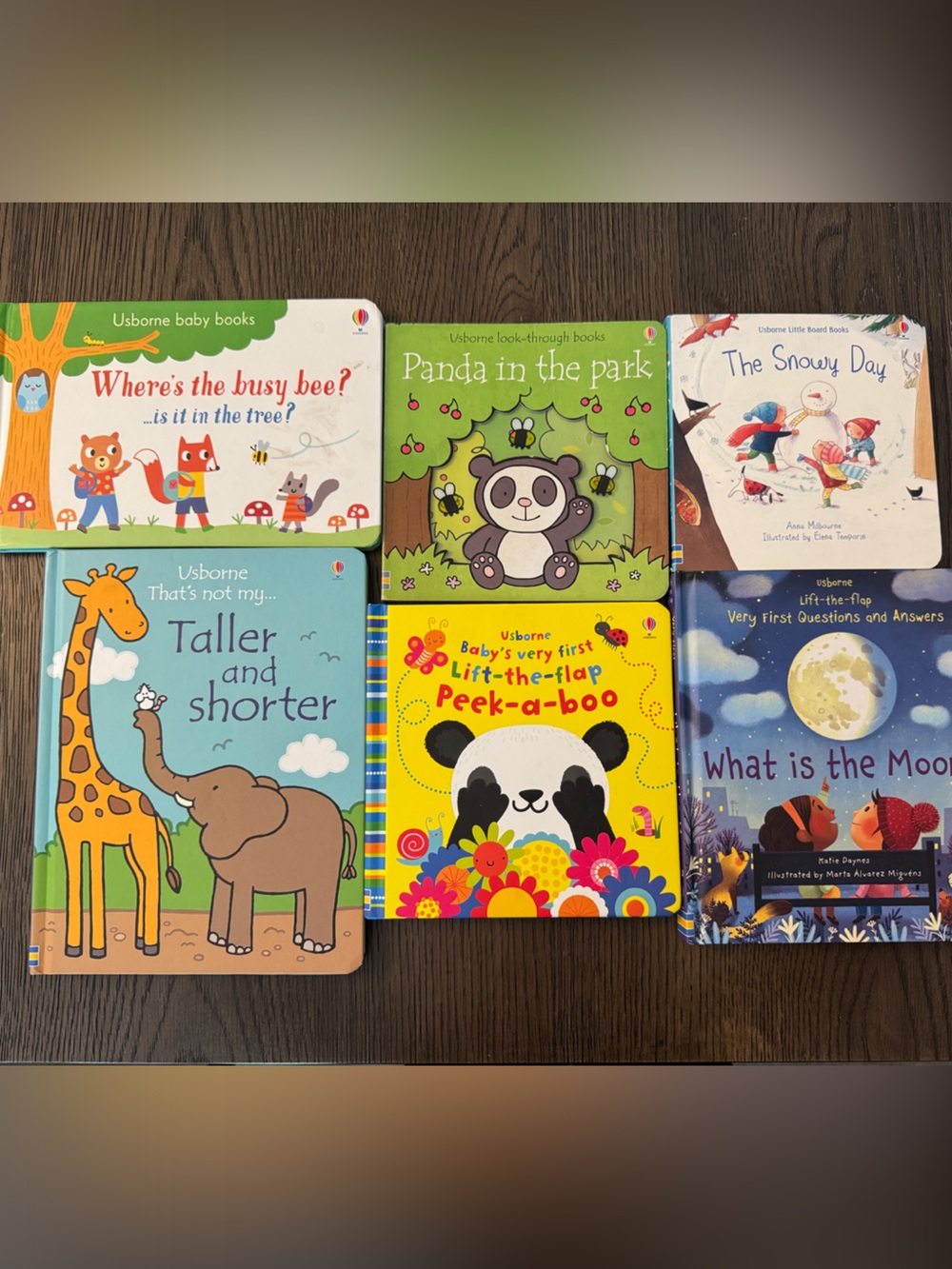 Set of 6 Usborne Baby/Toddler Books